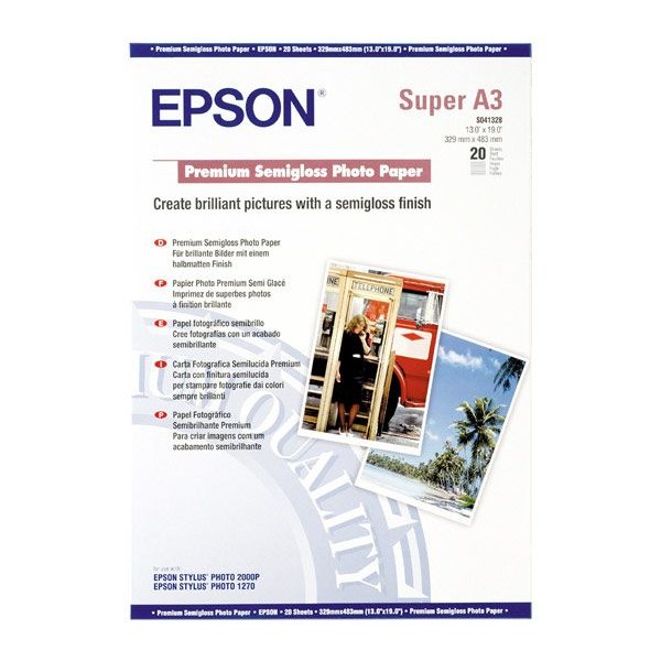 Epson Semigloss Photo Paper DIN A3+, ...