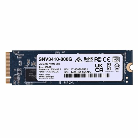 Synology SNV3410-800G internal solid state drive M.2 800 GB PCI Express 3.0 NVMe