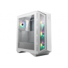 MSI MPG GUNGNIR 110R WHITE Mid Tower Gaming Computer Case 'White, 4x 120mm ARGB Fan, 1 to 6 ARGB Control board, USB Type-C, Tempered Glass, Center, ATX, mATX, mini-ITX'