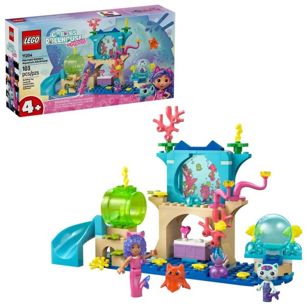 LEGO GABBY’S DOLLHOUSE 11204 Mermaid Gabby's ...