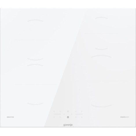 Gorenje | Hob | GI6401WSC | Induction | Number of burners/cooking zones 4 | Touch | Timer | White | Display