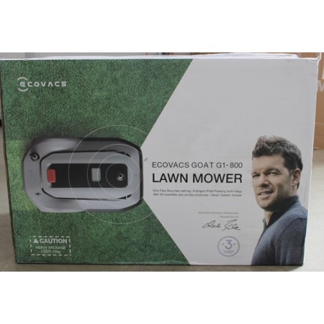 SALE OUT. | Ecovacs Lawn Mower | GOAT G1-800 | Mowing Area 800 m² | WiFi APP Yes | Maximum Incline 45 % | Waterproof IPX4 | 59 dB | DAMAGED PACKAGING, USED, DIRTY, SCRATCHES