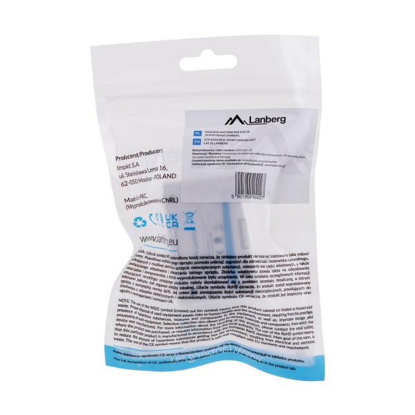 Lanberg OU5-0001-W outlet box RJ-45 White