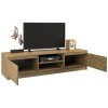 Topeshop RTV140 ARTISAN TV stand/entertainment centre 2 shelves