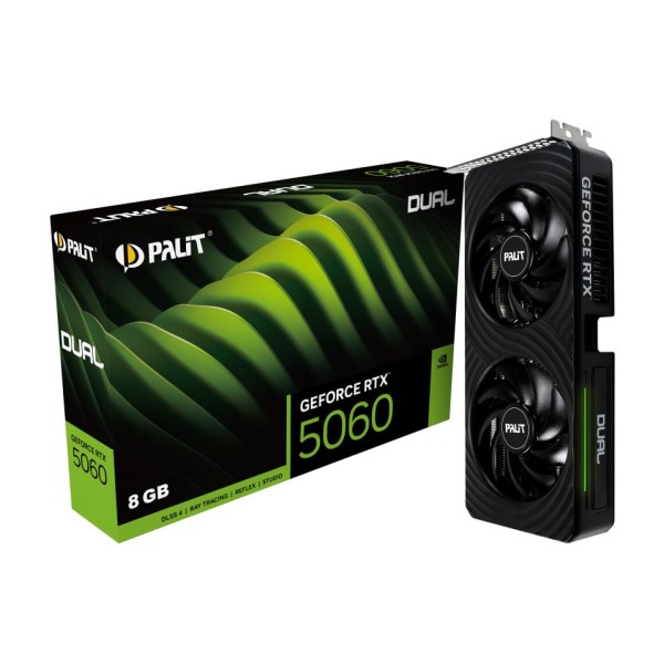 Graphics Card|PALIT|NVIDIA GeForce RTX 5060|8 GB|GDDR7|128 ...