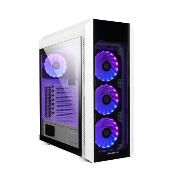 Case|CHIEFTEC|ATX/micro ATX/Mini-ITX|White|Midi Tower|PC|GL-03W-OP