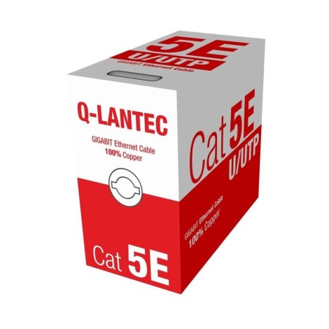 Q-LANTEC KIU5OUTS305Q networking cable 305 m Cat5e U/UTP (UTP) Black