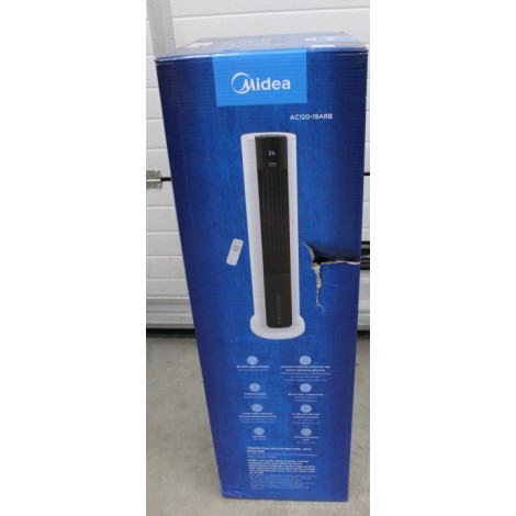 SALE OUT. Midea AC120-19ARB Air Cooler, 7L Water Tank, White | Midea Air Cooler | AC120-19ARB | White | DAMAGED PACKAGING