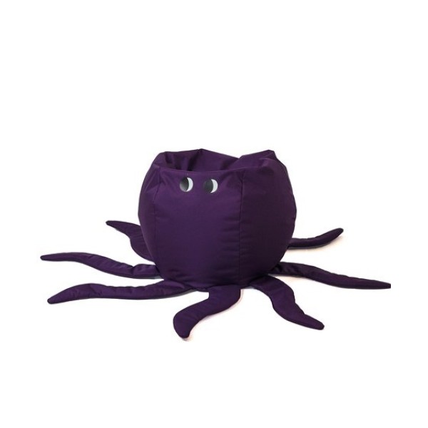 Octopus Sako bag pouffe purple L ...
