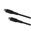 Fixed | Liquid Silicone Cable USB-C/USB-C, 1.2m, 60W | FIXDLS-CC12-BK