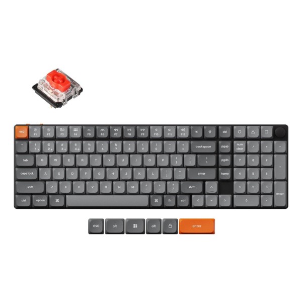 KEYBOARD WRL K17 MAX RGB/BLACK K17M-H1 ...