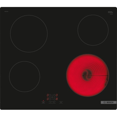 Bosch | Hob | PKE611BA2E Series 4 | Vitroceramic | Number of burners/cooking zones 4 | Touch | Black