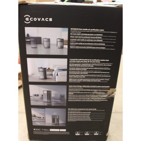 SALE OUT. | Ecovacs Air purification and filtration robot | AIRBOT Z1 | Black | DAMAGED PACKAGING