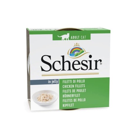 SCHESIR in jelly Chicken fillets - wet cat food - 85 g