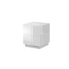 Cama bedside table REJA white gloss/white gloss