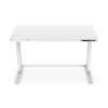 Electric Height Adjustable Desk | 72 - 121 cm | Maximum load weight 50 kg | Metal | White