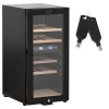 Adler | Wine Cooler | AD 8080 | Energy efficiency class G | Free standing | Bottles capacity 24 | Cooling type Compressor | Black