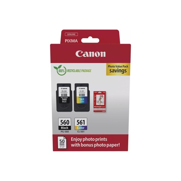 Canon Ink Cartridge + Photo Paper ...