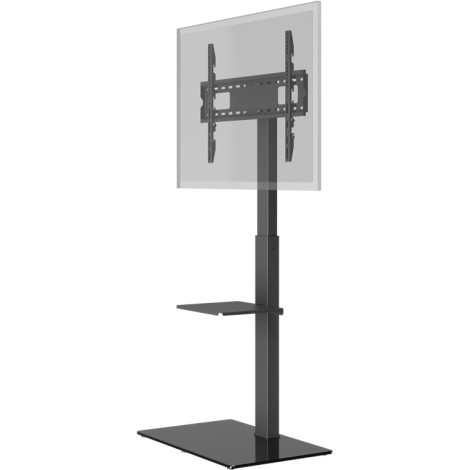 Goobay 58526 TV Floor Stand Basic (Size L), Black