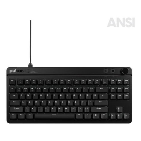 KEYBOARD USB XBOARD MS TKL/ANSI BLACK XBMS01 PULSAR