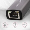 AXAGON ADE-TR USB-A 3.2 Gen 1 - Gigabit Ethernet adapter, auto install, TITAN GRAY