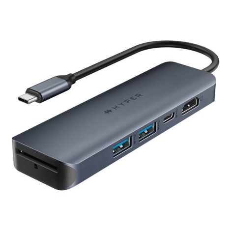 Hyper | HyperDrive EcoSmart Gen.2 Universal USB-C 6-in-1 Hub with 100 W PD Power Pass-thru