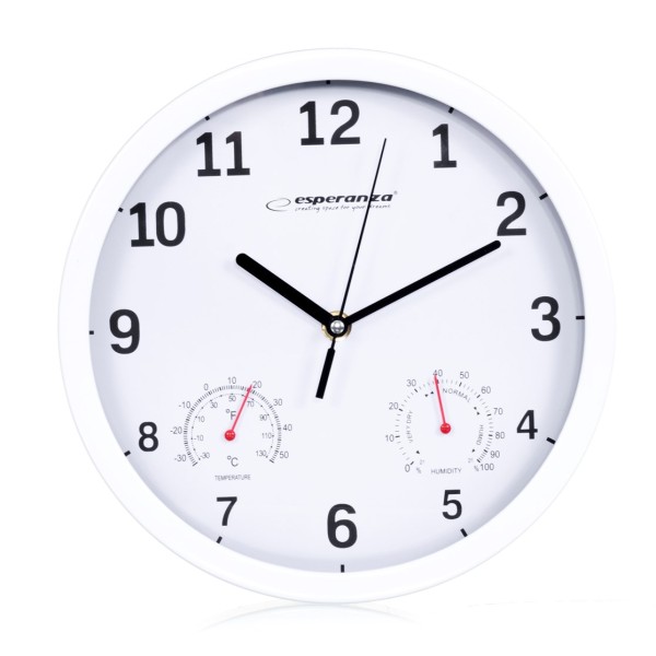 Esperanza EHC016W Mechanical wall clock Round ...