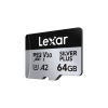 Lexar | SILVER PLUS | 64 GB | microSDXC | Flash memory class 10