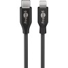 Goobay | Lightning USB-C Charging and Sync Cable | Round cable