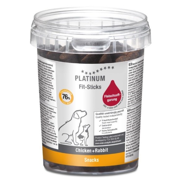 PLATINUM Fit-Sticks Chicken+Rabbit - dog treat ...
