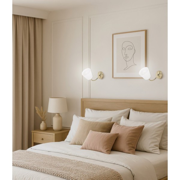 Activejet Wall lamp AJE-EMILY 1P GOLD ...