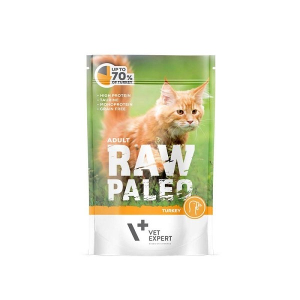 RAW PALEO Adult Cat Turkey - ...