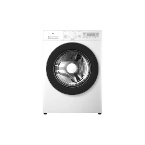 TCL Washing machine | FF0844WA0 | Energy efficiency class A | Front loading | Washing capacity 8 kg | 1400 RPM | Depth 52 cm | Width 60 cm | Display | LED | Steam function | Wi-Fi | White