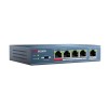 Hikvision | Switch | DS-3E0105P-E | Unmanaged | Desktop | 10/100 Mbps (RJ-45) ports quantity 4 | Gigabit Ethernet (copper) ports quantity 1 | Power over Ethernet (PoE) ports quantity 4 | Power supply type  51V DC, 1.25A