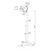 TABLET ACC FLOOR STAND/FL15-625BL1 NEOMOUNTS