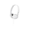 Sony | MDR-ZX110APW.CE7 | Wired | On-Ear | Microphone | White