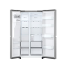 LG Refrigerator | GSLC41PYPE | Energy efficiency class E | Free standing | Side by side | Height 179 cm | Fridge net capacity 420 L | Freezer net capacity 221 L | Display | 36 dB | Grey