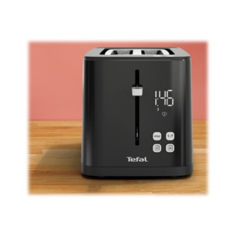 TEFAL Toaster | TT6408 | Power 850 W | Number of slots 2 | Housing material Plastic | Black