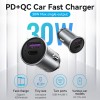 MOBILE CHARGER CAR USB/2P GRAY FFBH0 VENTION