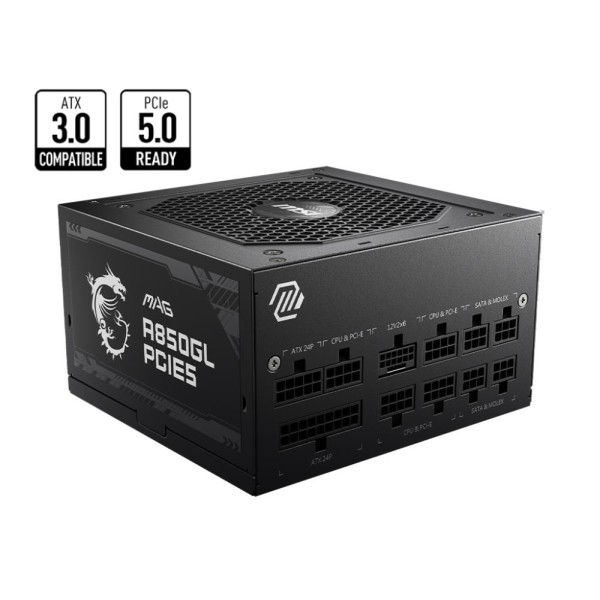 Power Supply|MSI|850 Watts|Efficiency 80 PLUS GOLD|PFC ...