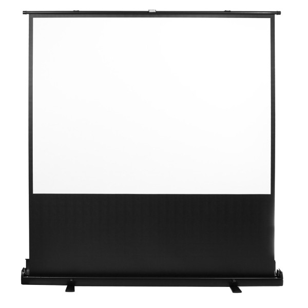 Maclean portable projection screen, compact, floor, ...