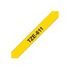 Brother | TZe-611 Laminated Tape | Black on Yellow | TZe | 8 m | 6 cm