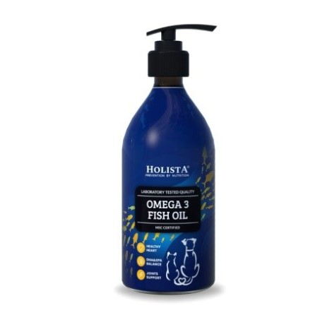 HOLISTA Omega 3 fish oil - supplements for dogs and cats - 500ml