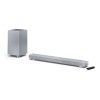 Sharp HT-SBW53121(SL) Q 3.1.2 Dolby Atmos/ DTS:X Soundbar with Wireless Subwoofer, Silver | Sharp