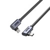 UNITEK USB-C CABLE DUAL 90° M/M 0,5M