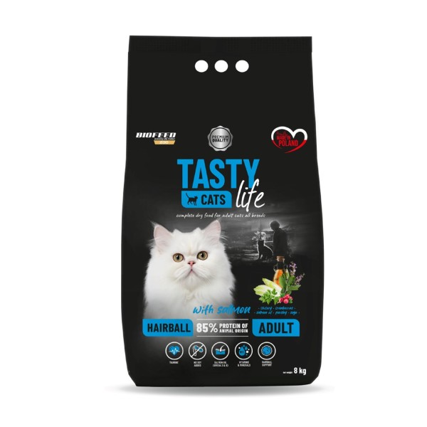 BIOFEED Tasty Cats Life Hairball Salmon ...