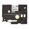 Brother | TZe-FX231 Flexible ID Laminated Tape | Black on White | TZe | 8 m | 1.2 cm