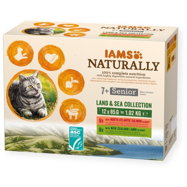 IAMS Naturally Senior Land & Sea ...