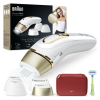 Braun Silk-expert Pro 5 IPL Epilator | PL5382 | Bulb lifetime (flashes) 400.000 | Number of power levels 3 | White/Gold