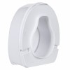 Toilet seat elevation cap with flap 15cm